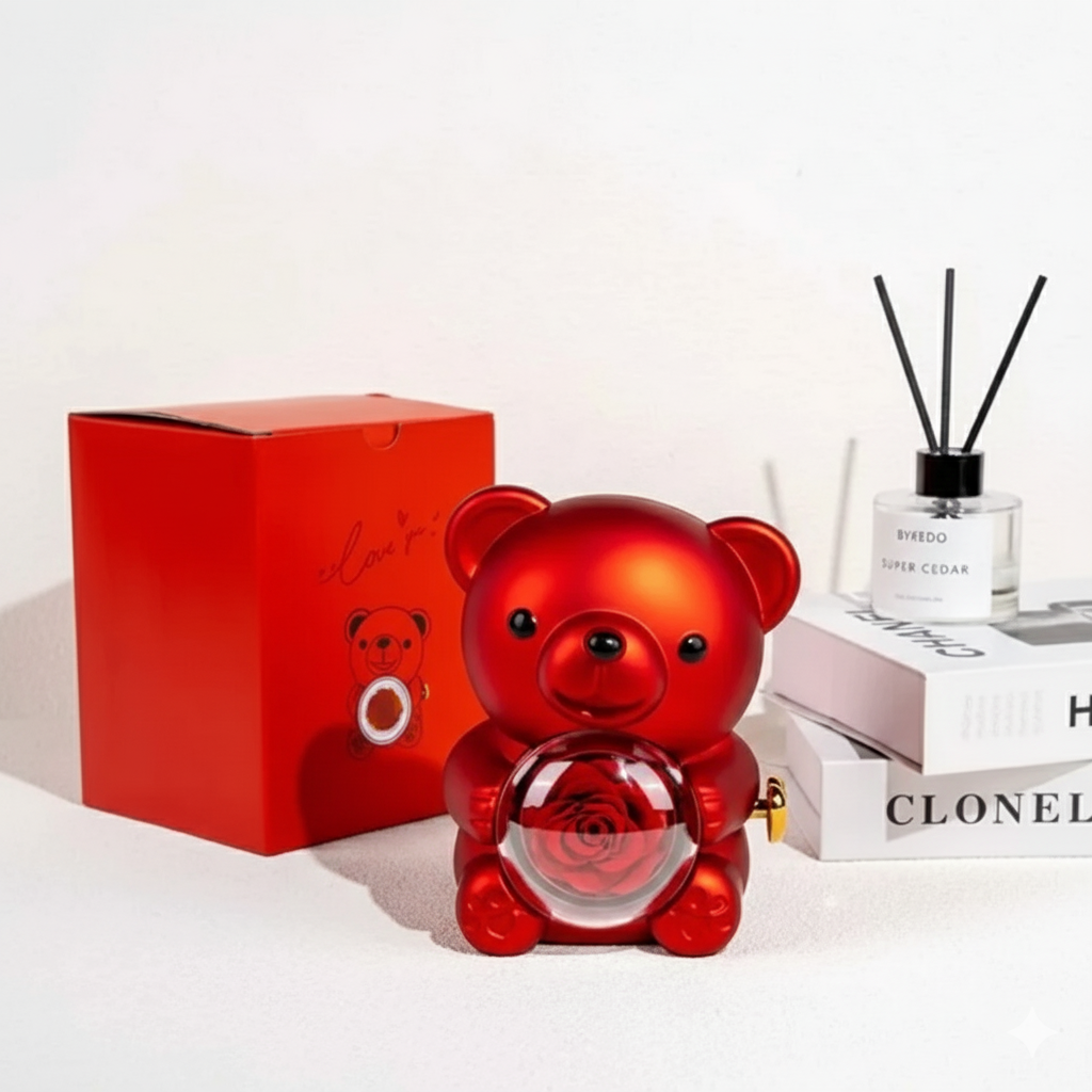 Beguz™ Romantik Ayıcıklı Hediye Kutusu