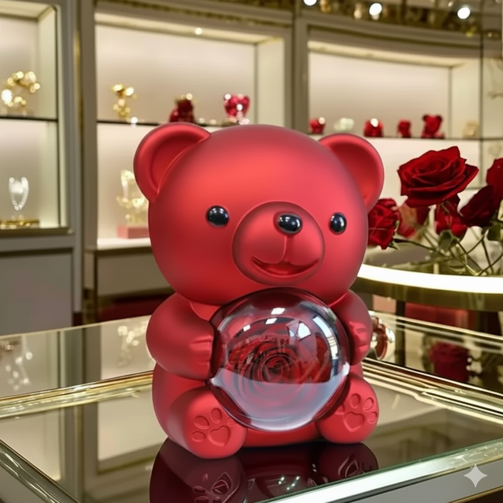 Beguz™ Romantik Ayıcıklı Hediye Kutusu