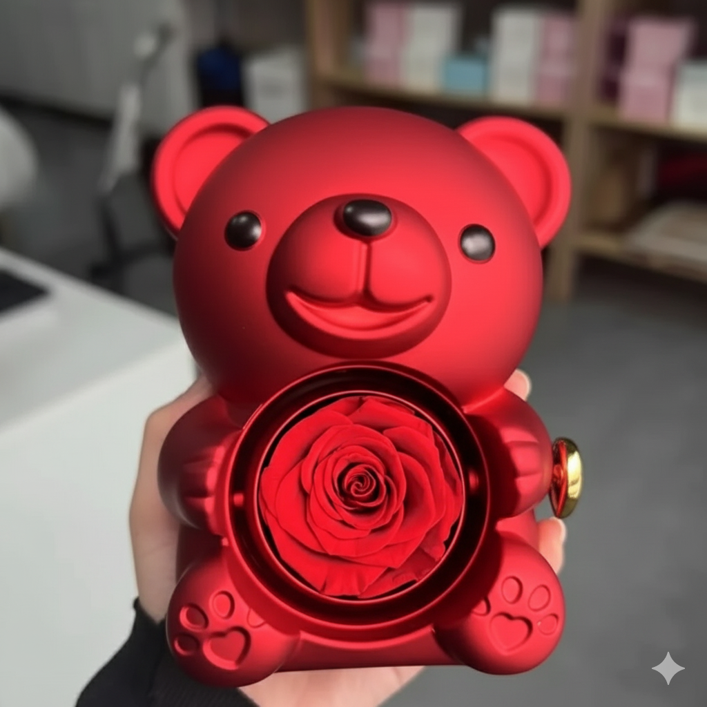 Beguz™ Romantik Ayıcıklı Hediye Kutusu